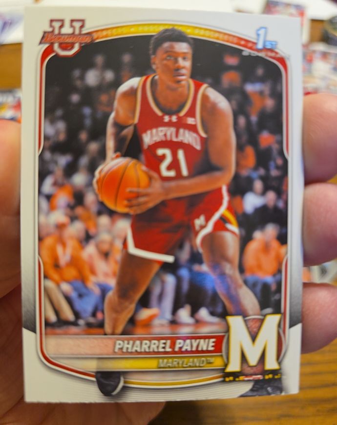 2025-26 Bowman Basketball #BPP-64 Pharrel Payne — front