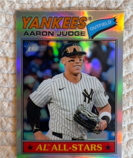 2026 Topps Heritage #10 Aaron Judge — front