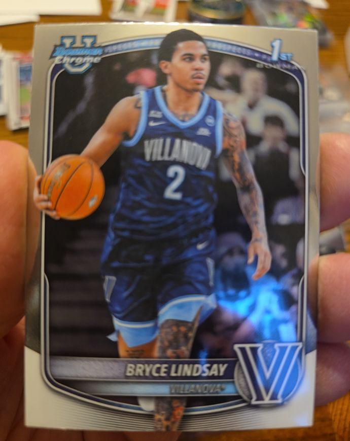 2025-26 Topps Bowman Chrome #BCP-52 Bryce Lindsay — front