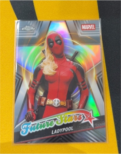 2025 Topps Chrome Deadpool #FS-9 Ladypool Future Stars — front