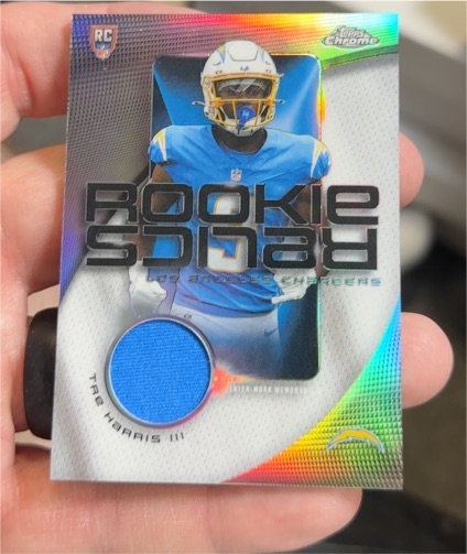 2025 Topps Chrome Rookie Relics #RR-THA Tre Harris III — front