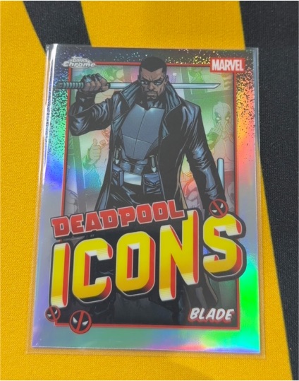 2025 Topps Chrome Deadpool Icons #DI-8 Blade — front