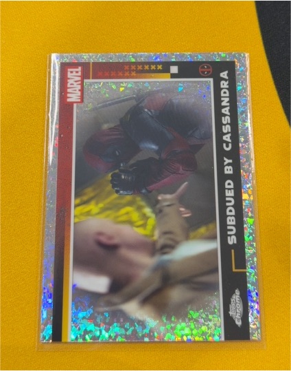2025 Topps Chrome #85 Deadpool Subdued by Cassandra — front