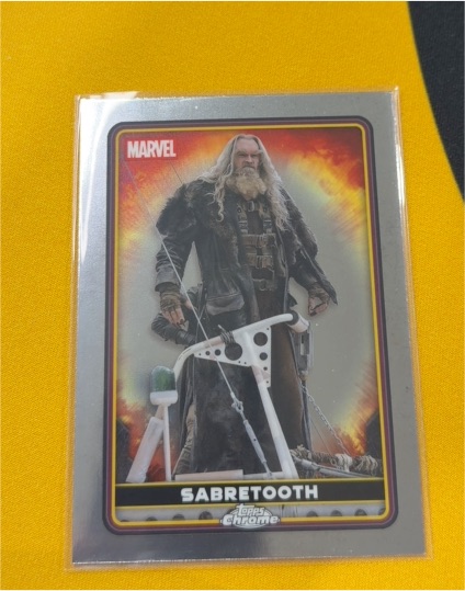 2025 Topps Chrome Deadpool #41 Sabretooth — front