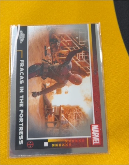2025 Topps Chrome #79 Deadpool Fracas In The Fortress — front