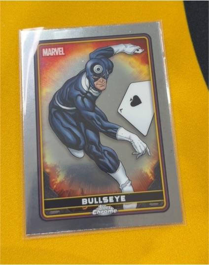 2025 Topps Chrome Deadpool #19 Bullseye — front
