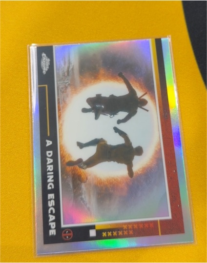 2025 Topps Chrome #90 Deadpool A Daring Escape — front