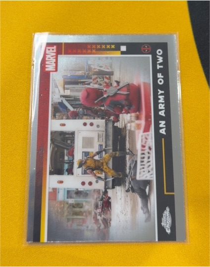 2025 Topps Chrome #97 Deadpool & Wolverine An Army of Two — front