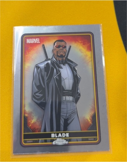 2025 Topps Chrome Marvel Deadpool #18 Blade — front
