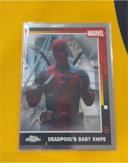 2025 Topps Chrome #72 Deadpool's Baby Knife — front