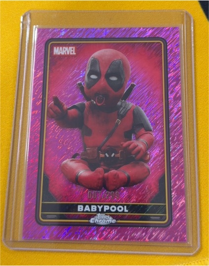 2025 Topps Chrome Deadpool #39 Babypool — front
