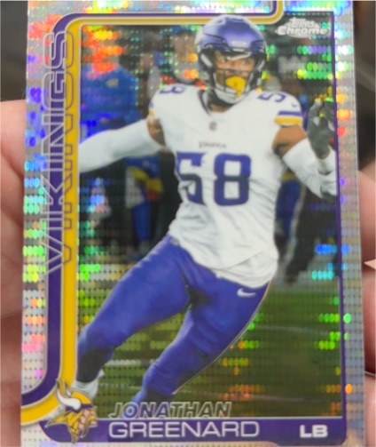 2025 Topps Chrome #197 Jonathan Greenard — front