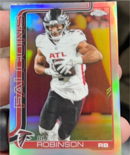 2025 Topps Chrome #16 Bijan Robinson — front