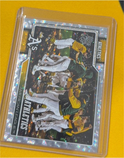 2026 Topps Series 1 #304 Oakland Athletics Team Card — front