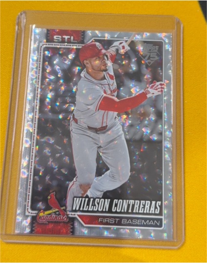 2026 Topps Series 1 #180 Willson Contreras — front