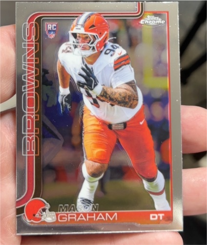 2025 Topps Chrome #302 Mason Graham — front