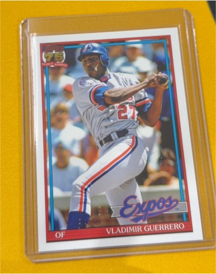 2026 Topps Series 1 1991 Throwback #T91-93 Vladimir Guerrero — front