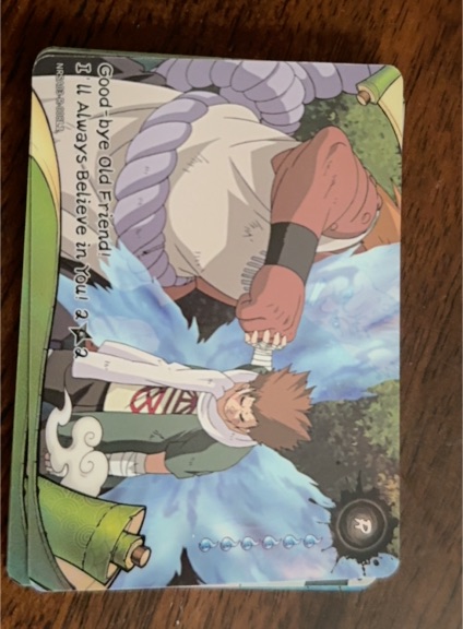2025 Kayou Naruto Heaven Scroll Series 1 #NRSA01-R-009L3 Choji Akimichi — front