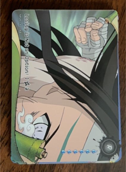 2025 Kayou Naruto Kayou Series 3 #NRSA03-HR-012L3 Losing is Not an Option! — front