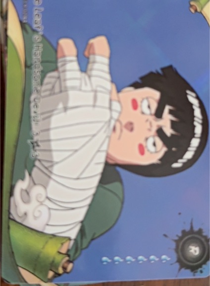 2025 Naruto Kayou NRSA01-UR-012L3 Rock Lee Heaven Scroll — front