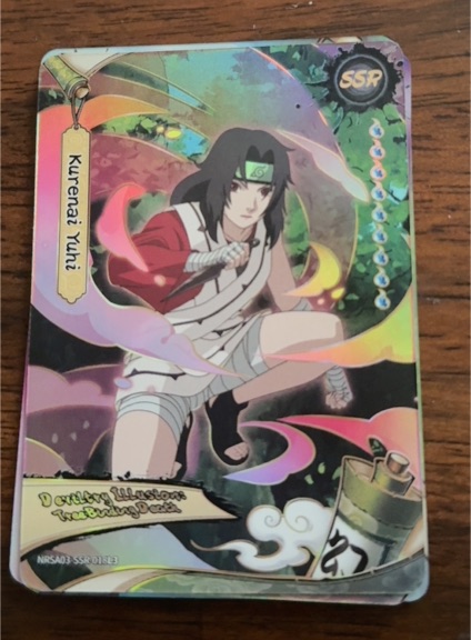 2026 Kayou Naruto #NRSA03-SSR-018L3 Kurenai Yuhi — front