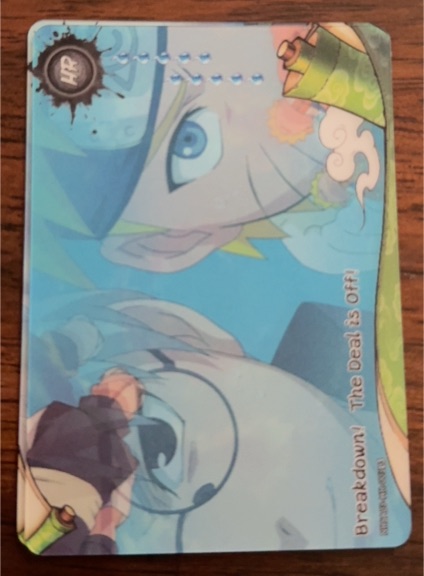 Naruto Kayou NRSA03-HR-003L3 Breakdown! The Deal is Off! — front