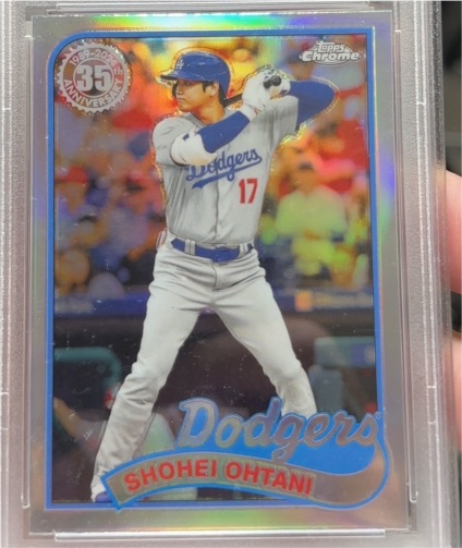 2024 Topps Chrome 1989 Topps Baseball #89CB-5 Shohei Ohtani — front