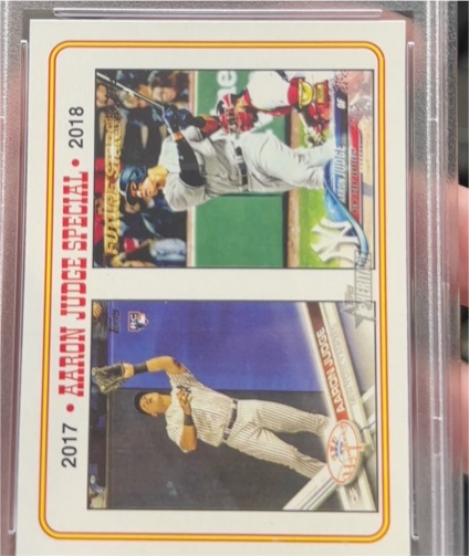2023 Topps Heritage #2 Aaron Judge Special — front