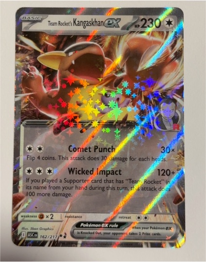 2026 Pokémon Team Rocket's Kangaskhan ex #162 — front