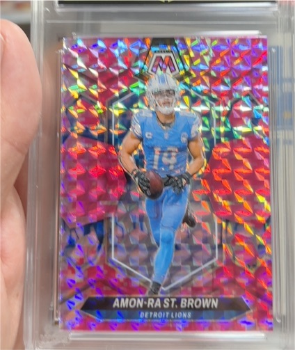 2024 Panini Mosaic #74 Amon-Ra St. Brown — front