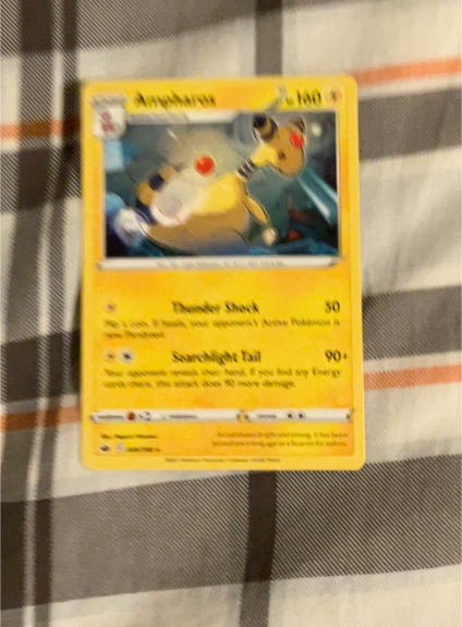 2021 Pokémon Chilling Reign #049 Ampharos — front