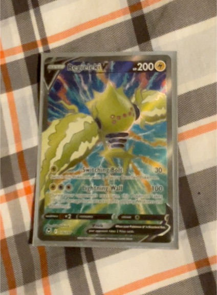 2022 Pokémon Sword & Shield Silver Tempest #175 Regieleki V — front