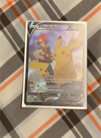 2021 Pokémon #TG16/TG30 Pikachu V Lost Origin Trainer Gallery — front