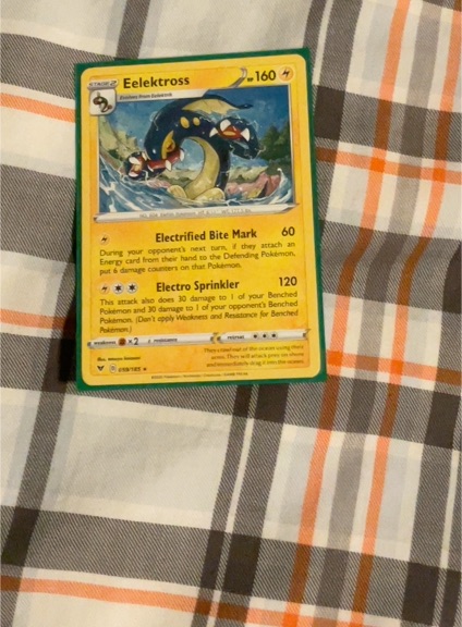 2020 Pokémon Vivid Voltage #59 Eelektross — front