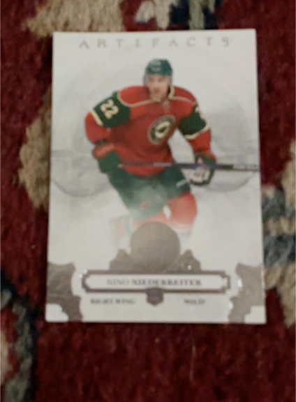 2017-18 Upper Deck Artifacts #12 Nino Niederreiter — front