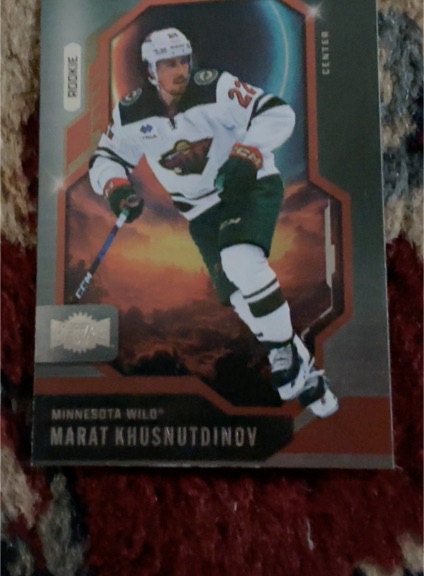 2024-25 Skybox Metal Universe #135 Marat Khusnutdinov Rookie Minnesota Wild — front