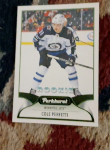 2021-22 Upper Deck Parkhurst #288 Cole Perfetti Rookie — front