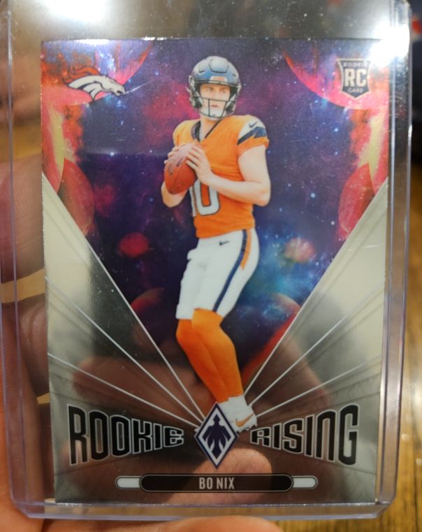 2024 Panini Phoenix Rookie Rising #RR-BNX Bo Nix — front