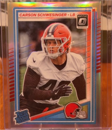 2025 Panini Donruss Optic #217 Carson Schwesinger — front