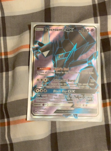 2017 Pokémon SM58 Necrozma GX — front