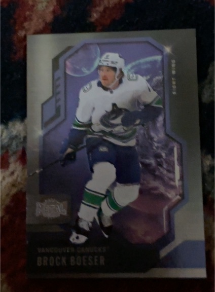 2024-25 Skybox Metal Universe #73 Brock Boeser — front