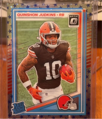 2025 Donruss Optic #252 Quinshon Judkins — front