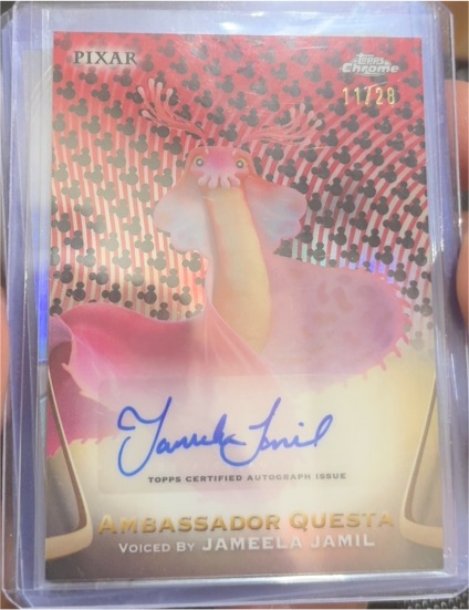 2025 Topps Chrome Disney #AA-JJ Ambassador Questa Jameela Jamil — front