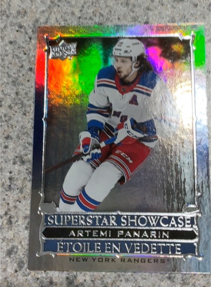 2021-22 Upper Deck Tim Hortons Superstar Showcase #SS-7 Artemi Panarin — front