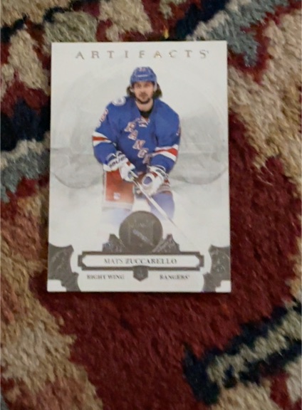 2017-18 Upper Deck Artifacts #52 Mats Zuccarello — front