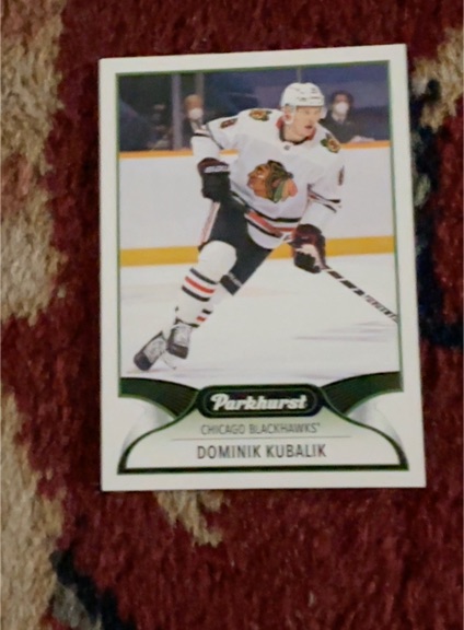 2021-22 Upper Deck Parkhurst #128 Dominik Kubalik — front