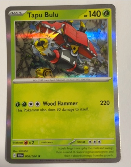 2024 Pokémon Shrouded Fable #006 Tapu Bulu — front
