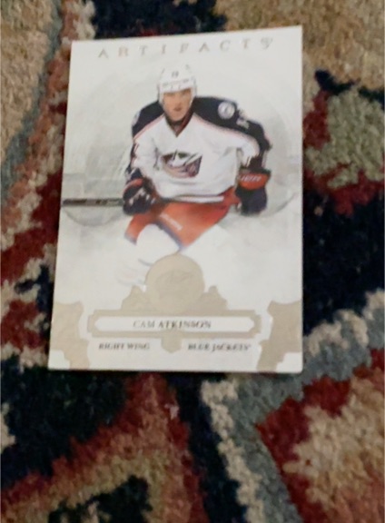 2021-22 Upper Deck Artifacts #44 Cam Atkinson — front