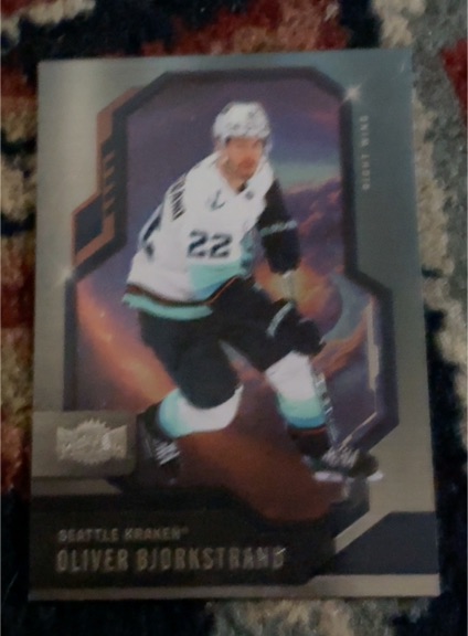 2024-25 Skybox Metal Universe #10 Oliver Bjorkstrand — front