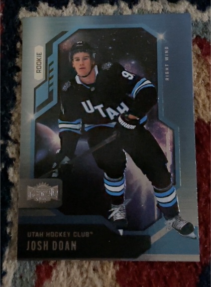 2024-25 Skybox Metal Universe #145 Josh Doan Rookie Utah Hockey Club — front